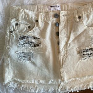 One Teaspoon Mini Denim Skirt